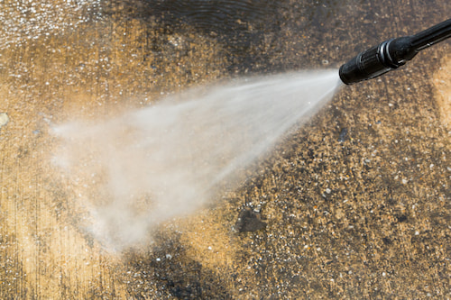 Here be pressure washing monsters